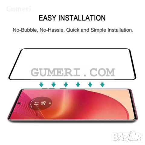 Стъклен Протектор за Целия Екран Side Glue за Motorola Moto G85, снимка 7 - Фолия, протектори - 48433312