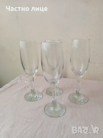 4чаши за шампанско-12лв.