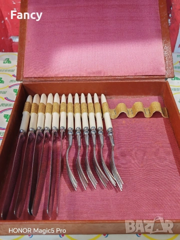 Комплект руски прибори за хранене, снимка 3 - Антикварни и старинни предмети - 53469655