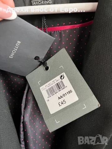 NEXT Tailoring 3XL дамско черно сако, снимка 6 - Сака - 50187897