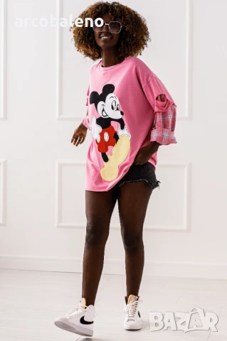 Дамска блуза с дълги ръкави Mickey, 3цвята , снимка 10 - Блузи с дълъг ръкав и пуловери - 50490900