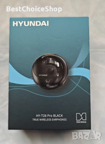 Безжични слушалки Hyundai-T26 Pro, ергономичен дизайн, 3D стерео звук, снимка 2 - Слушалки, hands-free - 53520753