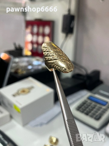 Златен пръстен 14 карата, снимка 2 - Пръстени - 53160935