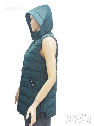 Зелен дамски елек, снимка 2 - Елеци - 53167372