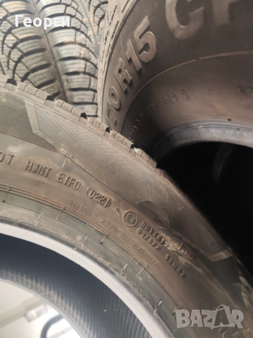4бр.летни гуми 215/70/15C Continental, снимка 9 - Гуми и джанти - 52850048