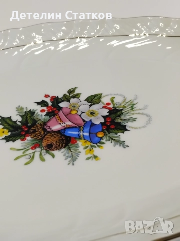 Порцеланово винтидж плато, снимка 7 - Чинии - 52303835