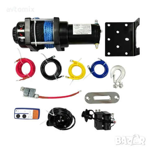 Електрическа лебедка 4500LBS, с планка, 12V, до 2.05 т