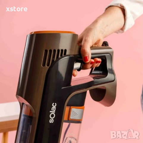 Прахосмукачка Solac Turbobat 600 – 600W, 12.000 Pa, циклонна технология, 0.8L, снимка 3 - Прахосмукачки - 52796140