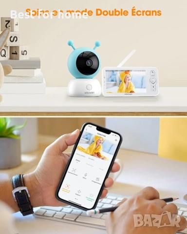 WOUWON Бебефон камера с много функции , снимка 2 - Бебефони - 53735111