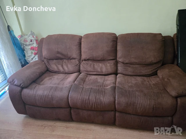 Диван тройка с релакс механизъм 