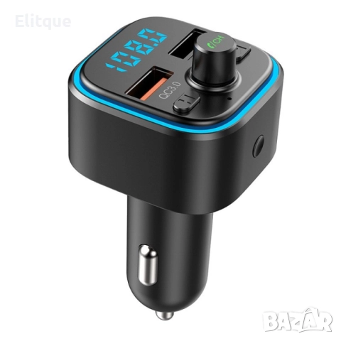 Bluetooth/FM трансмитер за запалка на автомобил HF55, снимка 8 - Друга електроника - 52819838