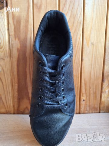 Tendenz черни сникърси с блестящи връзки , снимка 4 - Дамски ежедневни обувки - 46413222