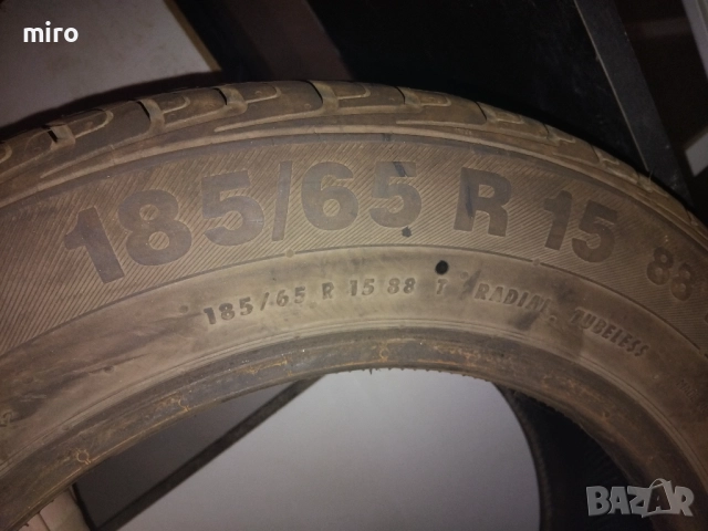 летни гуми Barum 185 65 15 2 броя много запазени, снимка 5 - Гуми и джанти - 52869747