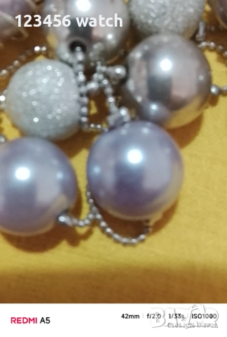 Красиво двойно колие от перли, снимка 9 - Колиета, медальони, синджири - 53696207