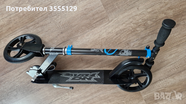 Тротинетка No Fear Urban Scooter - Black/Blue, снимка 3 - Скейтборд, ховърборд, уейвборд - 45020807