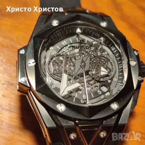 Мъжки луксозен часовник HUBLOT SANG BLEU 2 Limited Edition Big Bang , снимка 1 - Мъжки - 31905225