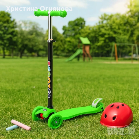 Детски Скутер, снимка 4 - Детски велосипеди, триколки и коли - 53770578