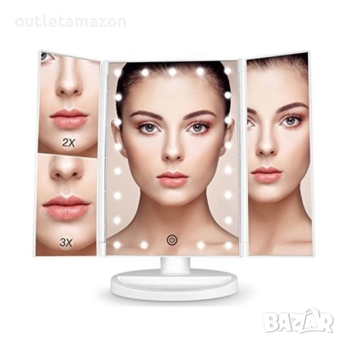 Многофункционално Огледало с LED Светлина , снимка 4 - Други - 52556656