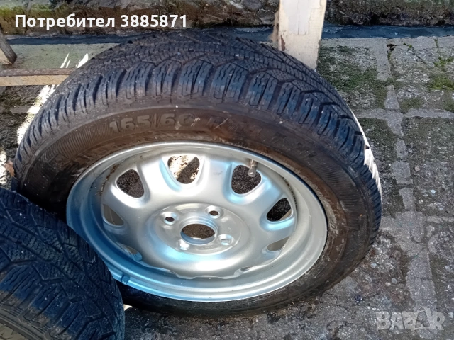 Джанти с зимни гуми комплект, снимка 2 - Гуми и джанти - 53833697