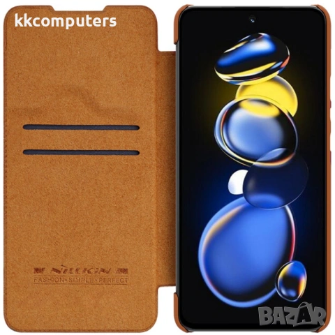 Xiaomi Redmi Note 11T Pro 5G/Note 11T Pro+ 5G/Poco X4 GT 5G Nillkin Кожен Калъф и Протектор, снимка 5 - Калъфи, кейсове - 53187291