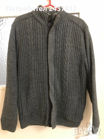 Мъжка сива жилетка