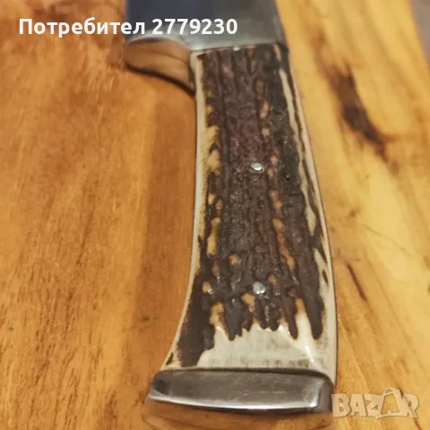 Ловен нож много масивен с дръжка от рог на Елен. Нов!, снимка 15 - Ножове - 49909678