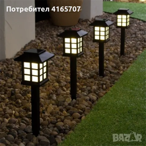 Комплект от 6 броя соларни LED лампи , снимка 8 - Соларни лампи - 47195439