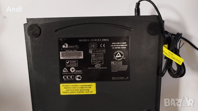 Рутер Cisco 831 - 10/100 Mbps , снимка 13 - Рутери - 52683901