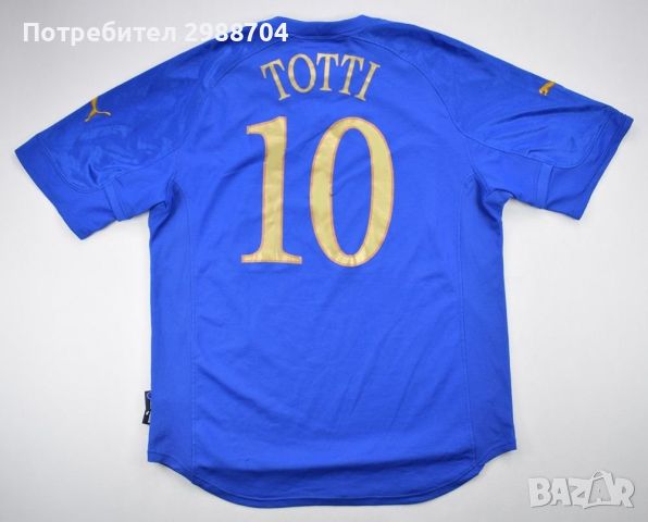 Футболен екип Italy Francesco Totti 2004, снимка 2 - Футбол - 46680730