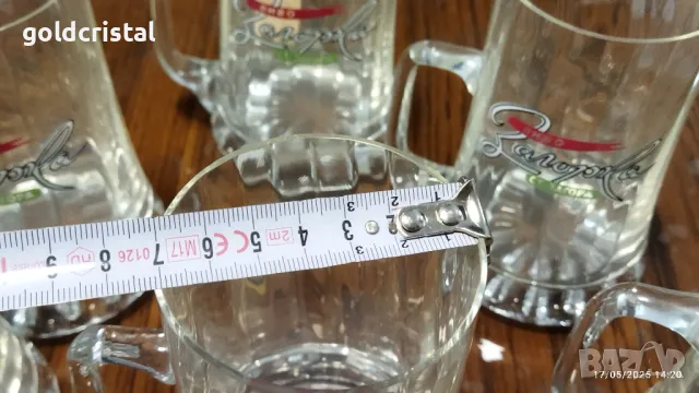 стари стъклени халби за бира , снимка 6 - Антикварни и старинни предмети - 50425684