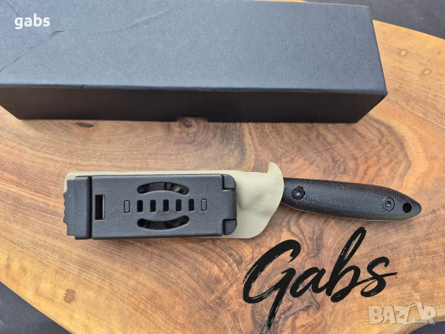 Фиксиран нож ESEE ROWEN,фултанг DC53 с тактическа кания Kydex, снимка 10 - Ножове - 53769281