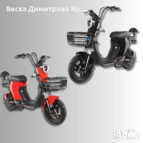 Електрическата тротинетка-скутер с кош, снимка 10 - Велосипеди - 49731204