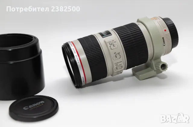 Canon EF 70-200 IS USM F4, снимка 2 - Обективи и филтри - 48689271