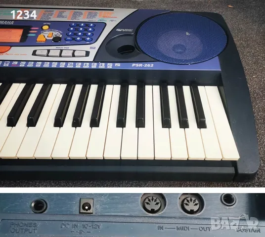 синтезатор клавир YAMAHA PSR-262 пиано динамична клавиатура 5 октави, снимка 8 - Синтезатори - 49442607