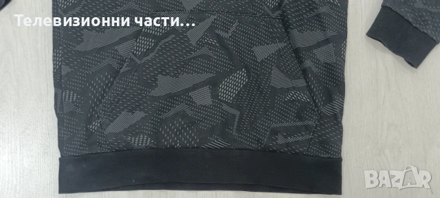 Оригинален мъжки суитшърт Adidas Men's Essentials Allover Print Hoodie GD5489 отличен, снимка 5 - Суичъри - 53304257