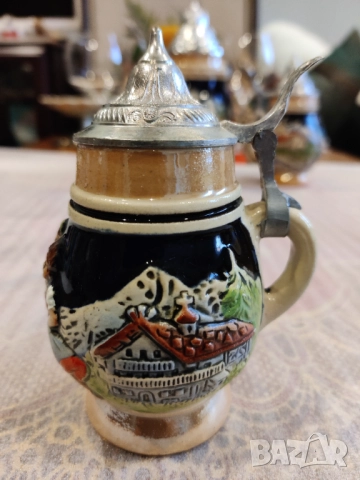 Керамични халби за бира с капак, снимка 11 - Колекции - 52714330