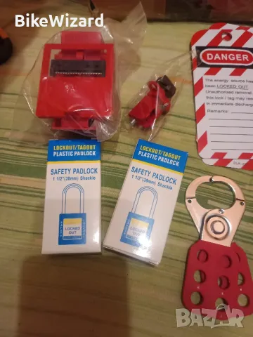 POFET Lockout Tagout Kit за заключване НОВО, снимка 7 - Други инструменти - 48409776