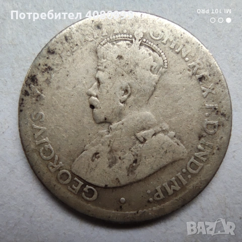 Австралия 6 пенса 1923, снимка 3 - Нумизматика и бонистика - 54212382