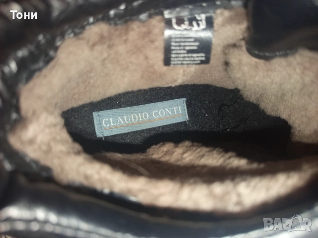 CLAUDIO CONTI Оригинал Нови Италиански Мъжки Боти Изцяло от Естествена Кожа 45, снимка 12 - Мъжки боти - 53624820