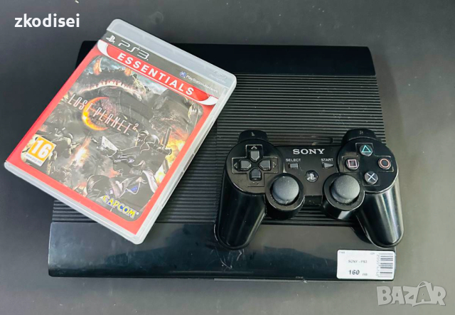 Sony Play Station 3 с 2бр. джойстик и 1бр. игра, снимка 1 - PlayStation конзоли - 45017585