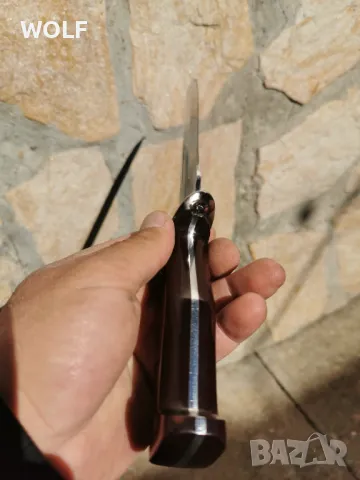 Български ръчна изработка със текстолитена дръжка , снимка 8 - Ножове - 50425008