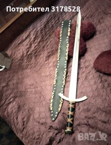 Рицарски меч , снимка 10 - Антикварни и старинни предмети - 50413472