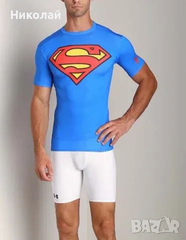 under armour supermen тениска, снимка 7 - Тениски - 47193100