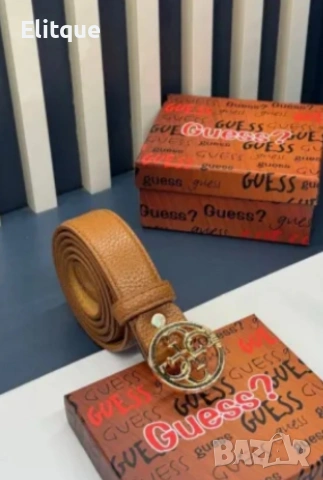колани от естествена кожа в кутия guess , снимка 2 - Колани - 53489959