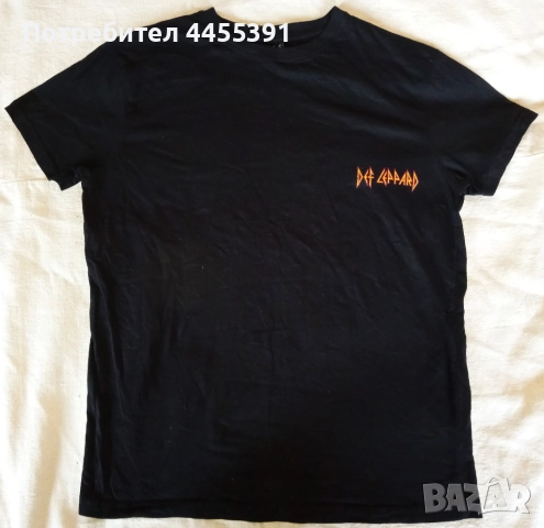 Тениска групи Def Leppard. Официален продукт