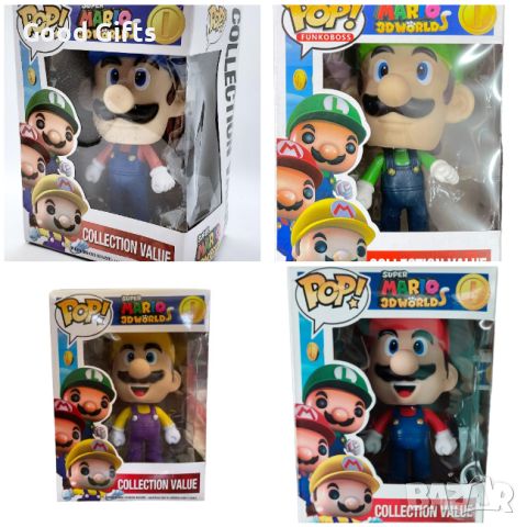 Funko Pop Фигурки Супер Марио Super Mario и Луйджи, снимка 1 - Фигурки - 46780304