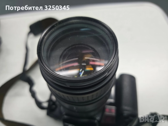 Стар лентов фотоапарат Canon EOS 10 с обектив Sigma 70-300 , снимка 5 - Фотоапарати - 52505614