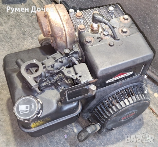 briggs & stratton двигател 5HP бригс фреза мотоблок, снимка 5 - Селскостопанска техника - 54140090