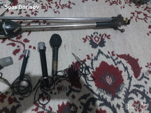 микрофони стойка , снимка 2 - Радиокасетофони, транзистори - 52658283
