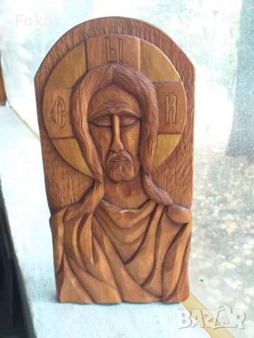 Стара икона дърворезба, снимка 2 - Антикварни и старинни предмети - 53453126